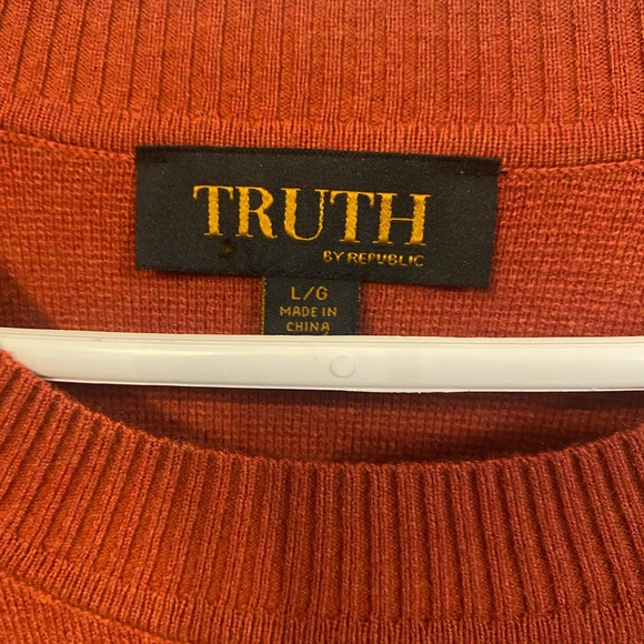 Truth by republic crew-neck straight-fit sweater - Picture 2 of 12
